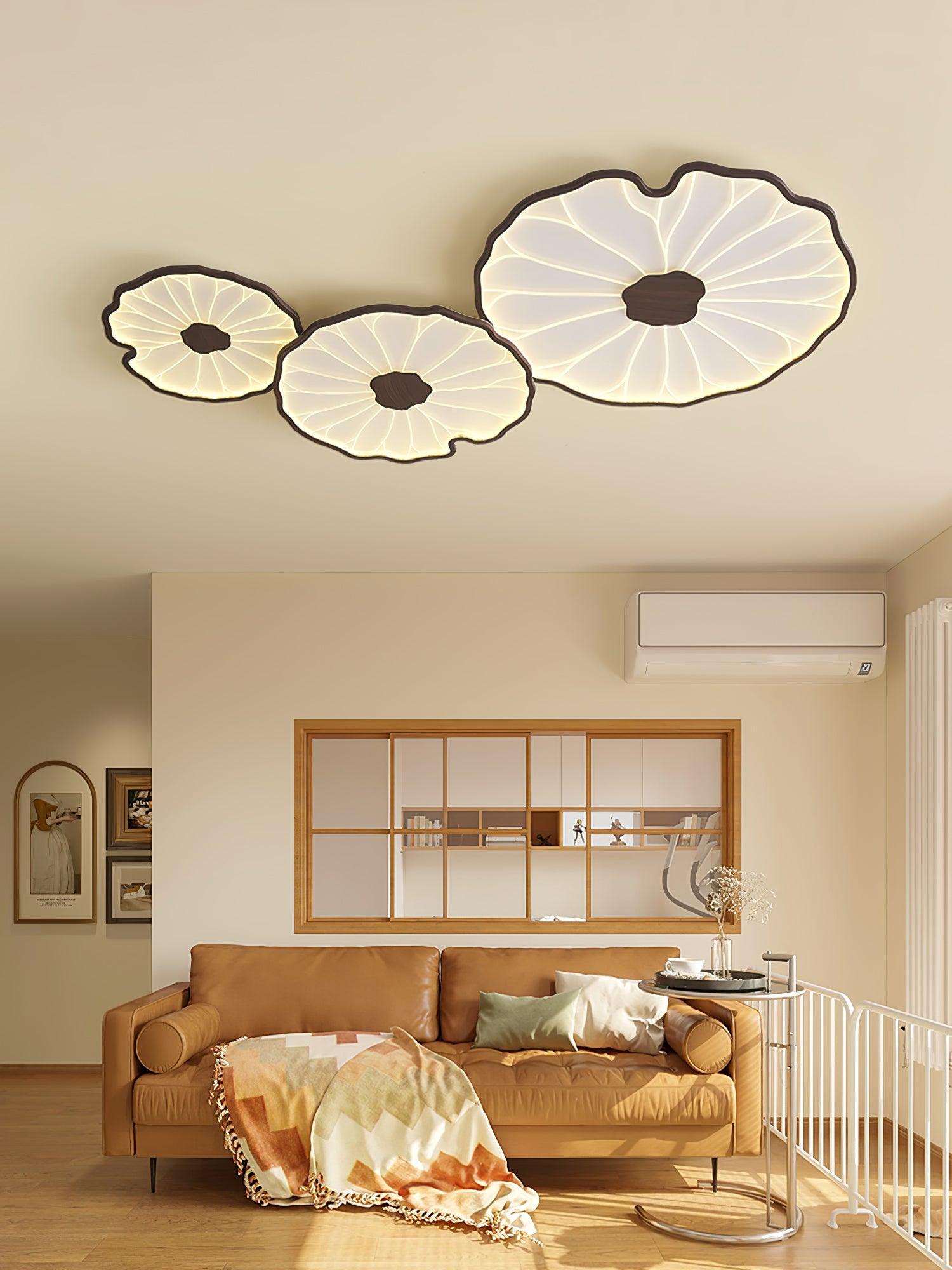 Solara Floral Wooden Ceiling Light - image 5
