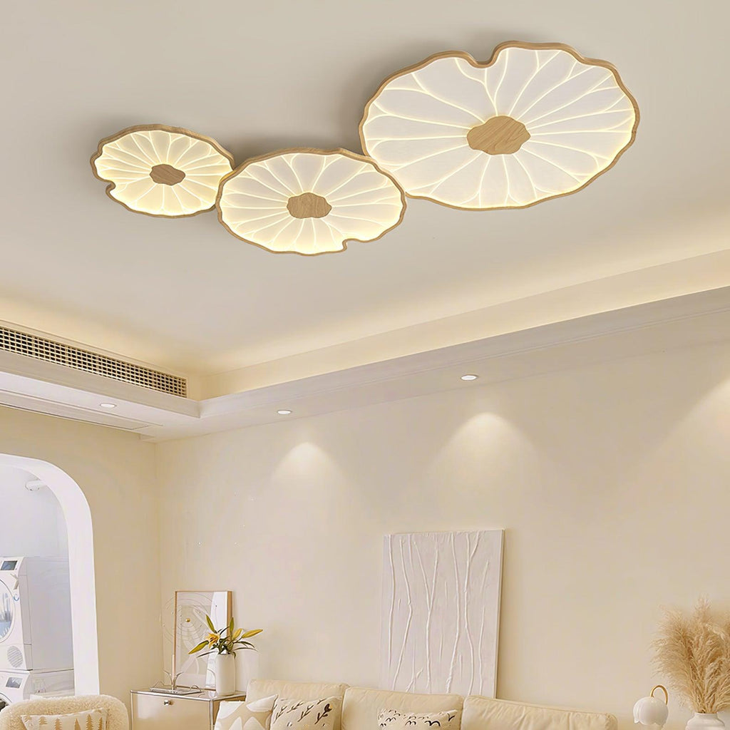 Solara Floral Wooden Ceiling Light - image 12