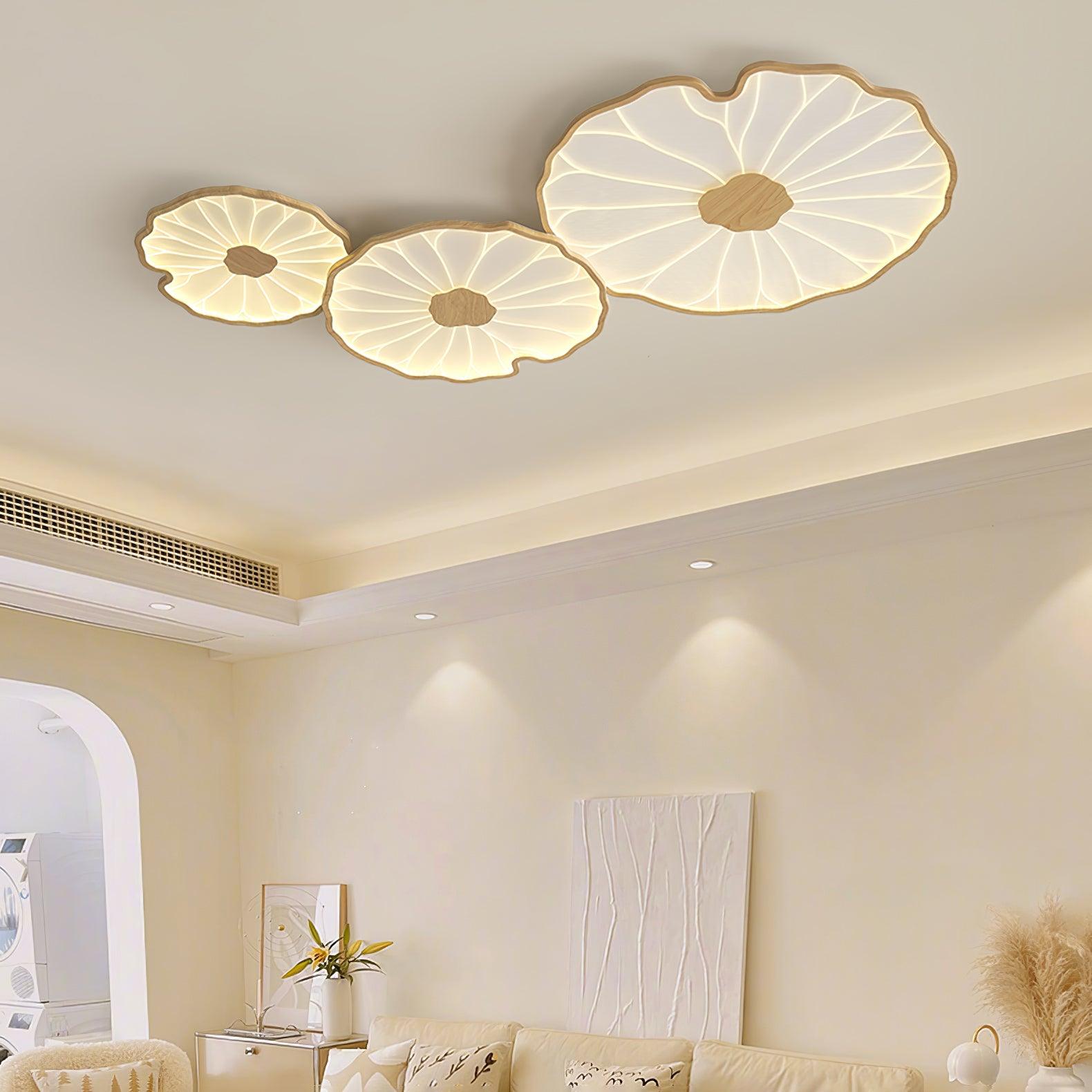 Solara Floral Wooden Ceiling Light - image 12