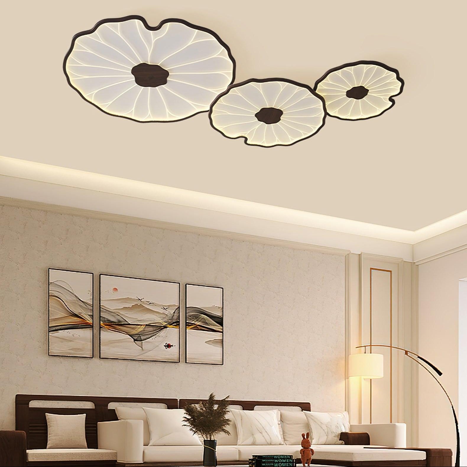 Solara Floral Wooden Ceiling Light - image 23