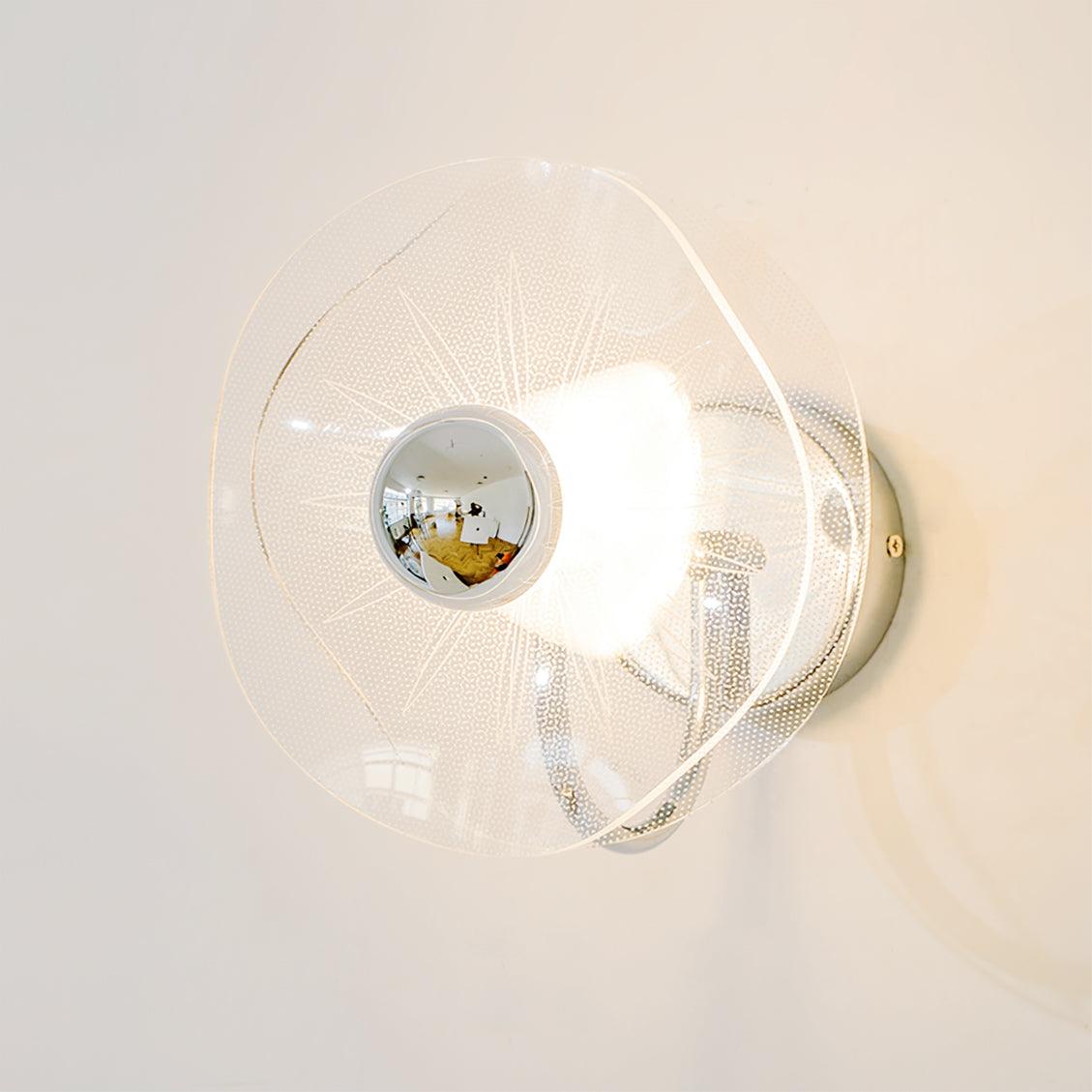 Lotus Wall Lamp Acrylic Disc