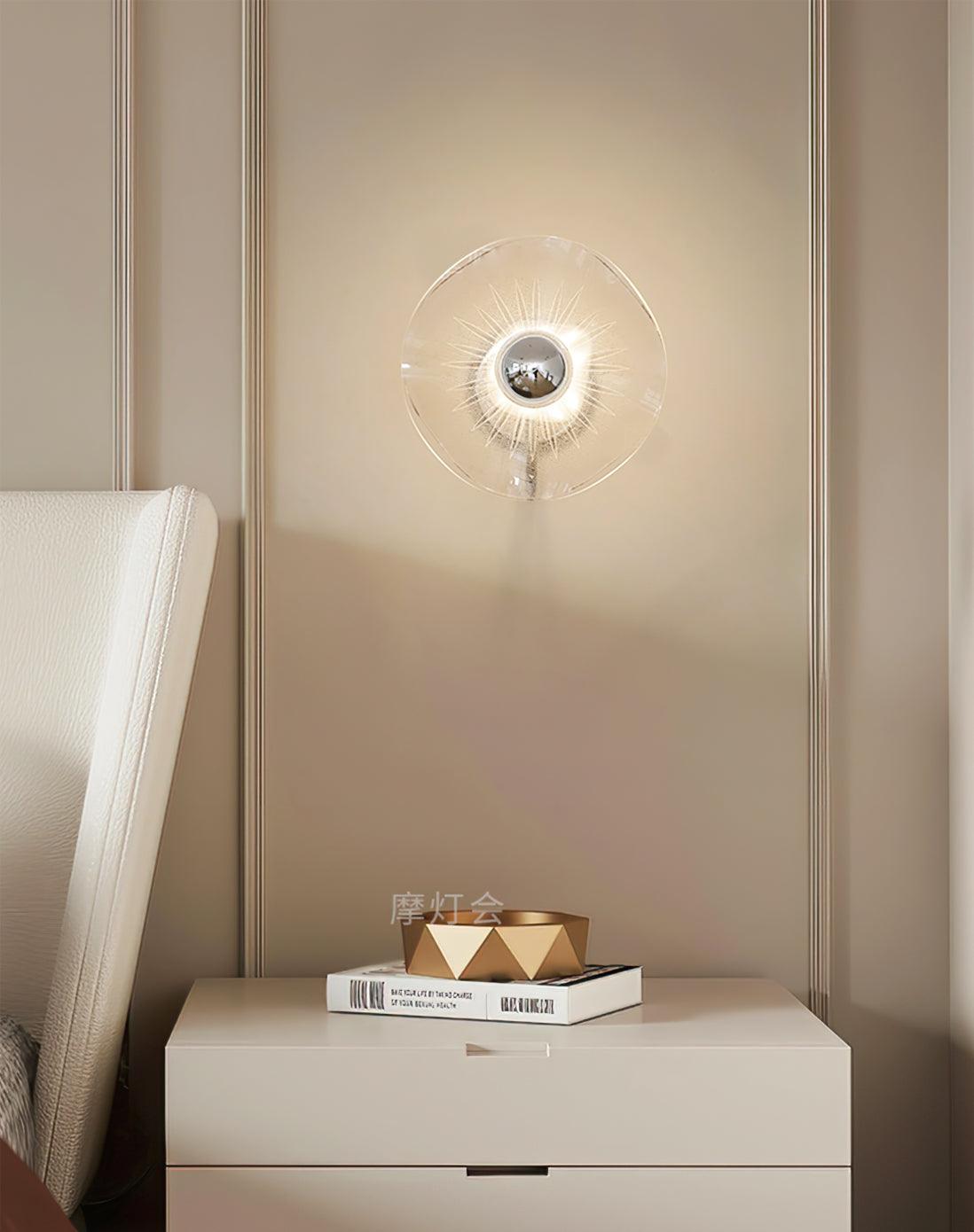 Lotus Wall Lamp Acrylic Disc