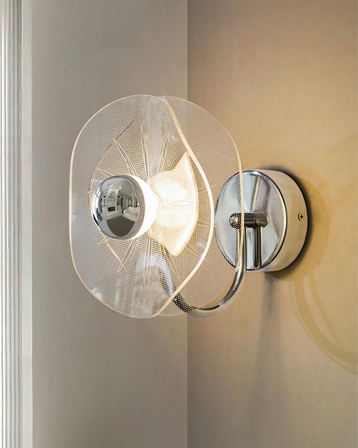 Lotus Wall Lamp Acrylic Disc