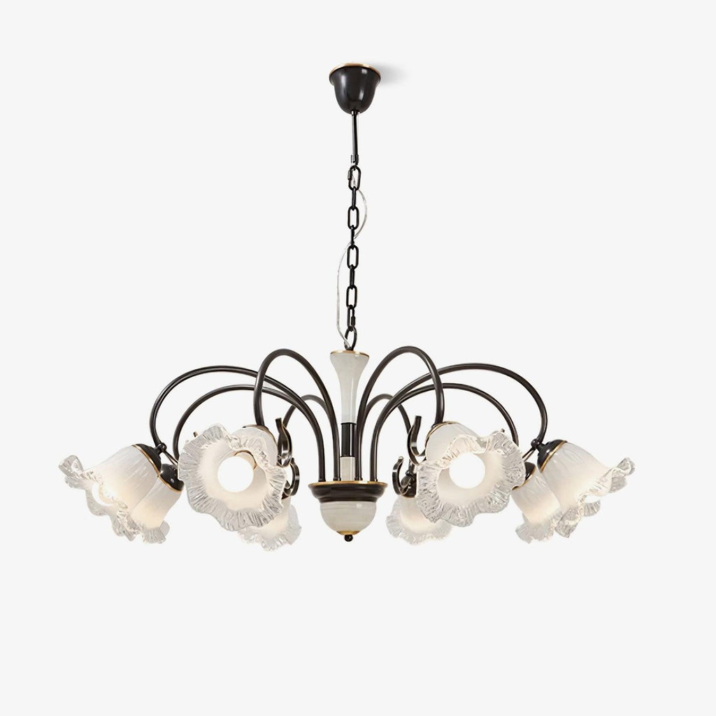 Umiron Gothic Iron Glass Chandelier