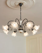 Umiron Gothic Iron Glass Chandelier