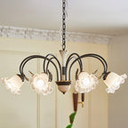 Umiron Gothic Iron Glass Chandelier