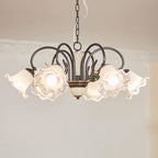 Umiron Gothic Iron Glass Chandelier