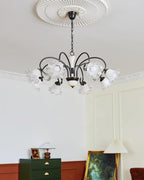 Umiron Gothic Iron Glass Chandelier