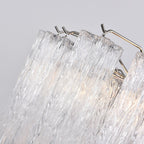 Aurora Chandelier Clear Glass Multi-Tier Crystal Glow