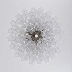 Aurora Chandelier Clear Glass Multi-Tier Crystal Glow
