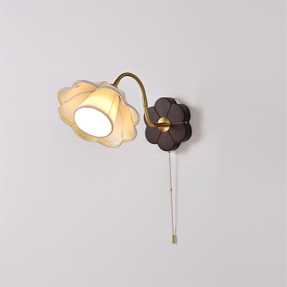 Maribel Vintage Flower Wall Lamp