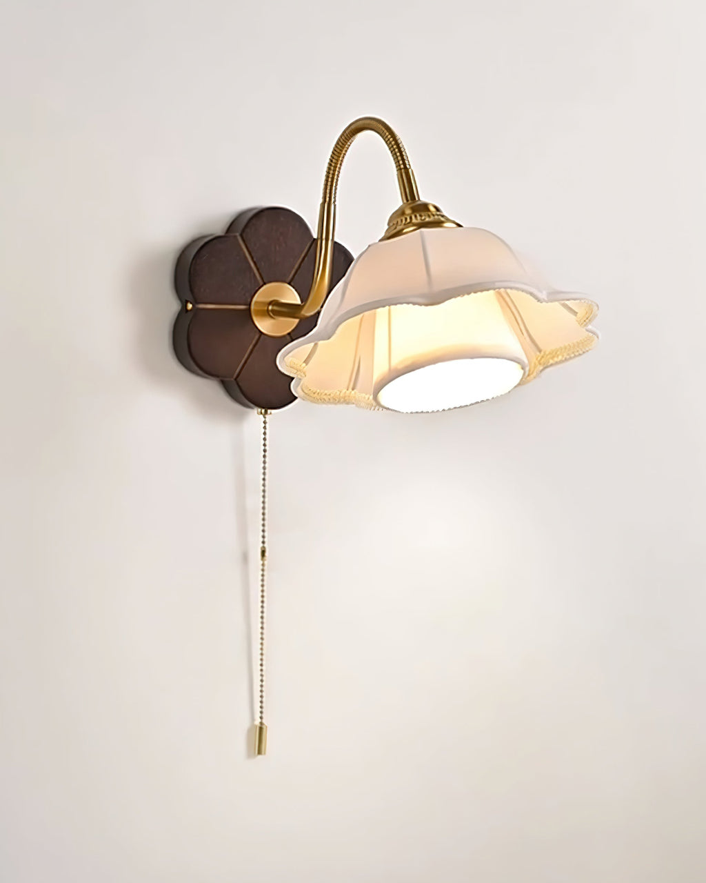 Maribel Vintage Flower Wall Lamp
