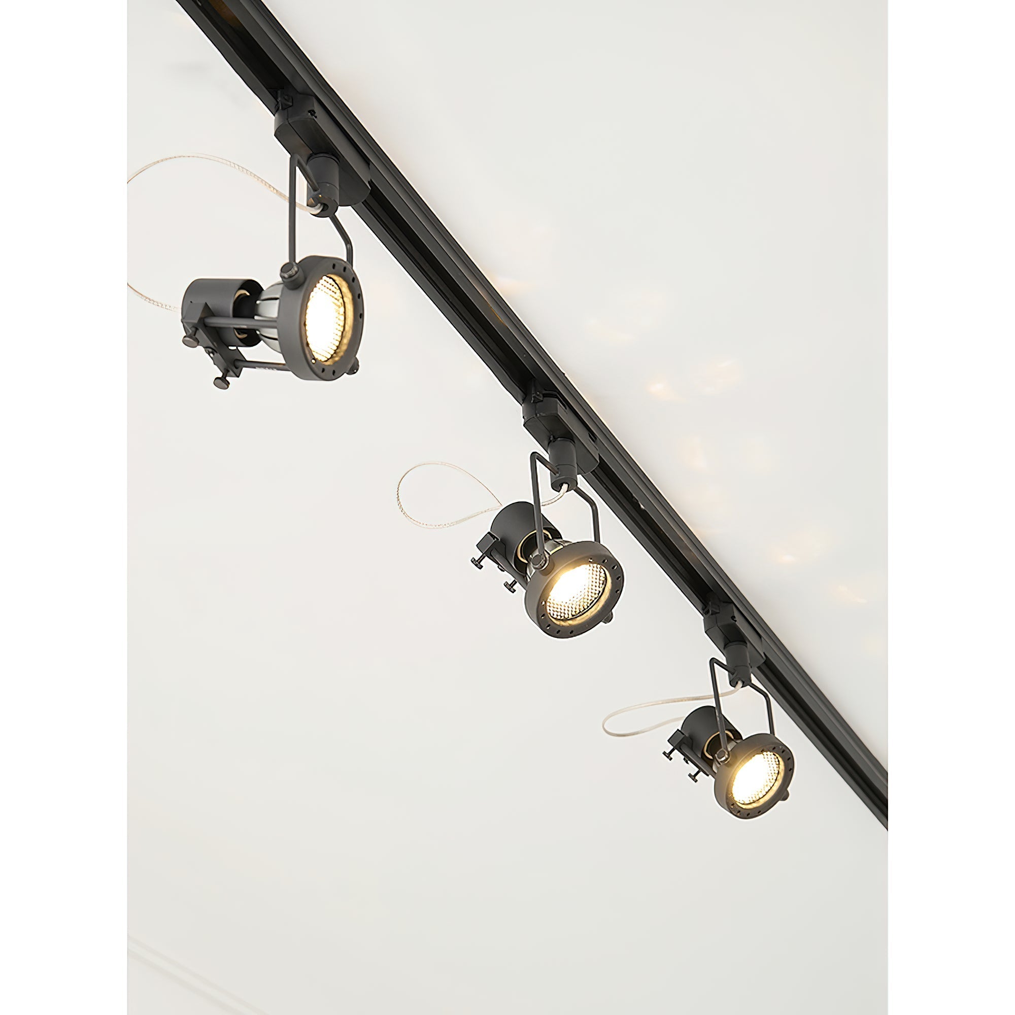 Ivelor Vintage Industrial Glass Track Lights