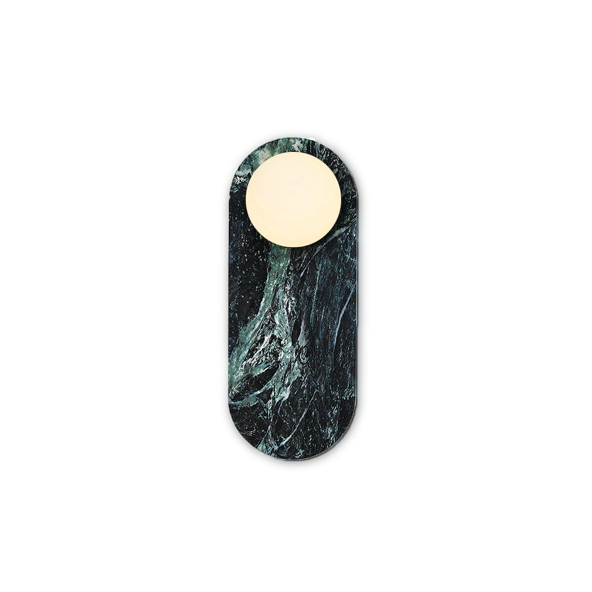 Lucie Premium Nordic Oval Marble Glass Wall Lamp
