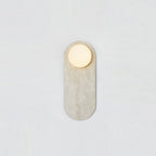 Lucie Premium Nordic Oval Marble Glass Wall Lamp