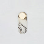 Lucie Premium Nordic Oval Marble Glass Wall Lamp