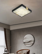 Uphaara Modern Minimalist  Alabaster Ceiling Light