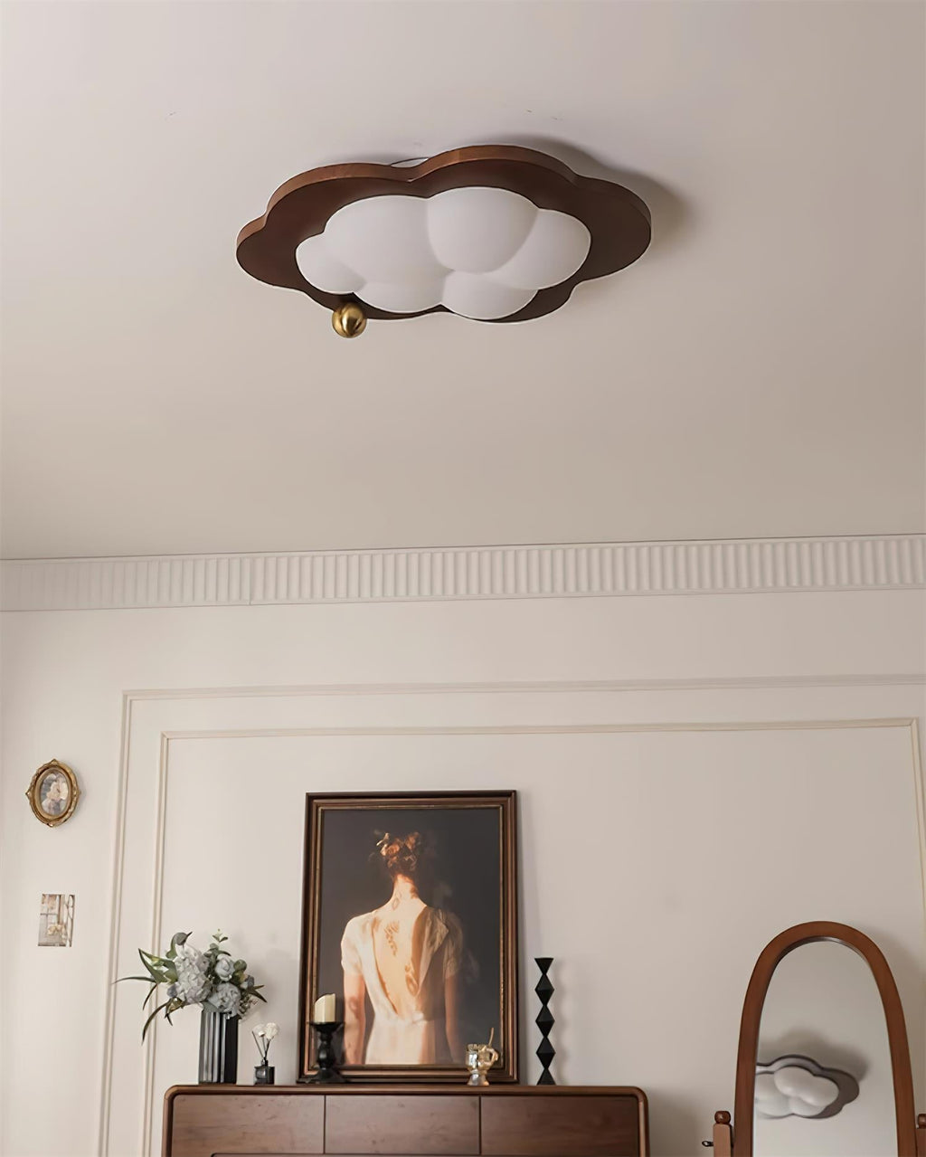 Pivora Cloud-Inspired Flush Mount Ceiling Light