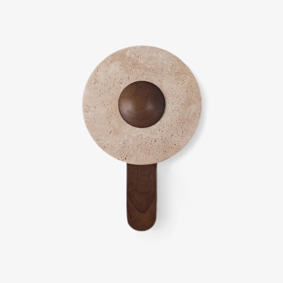 Nymarora Circular Travertine Wall Light
