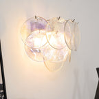 Aurora Wall Lamp Murano Glass Disc Artistic