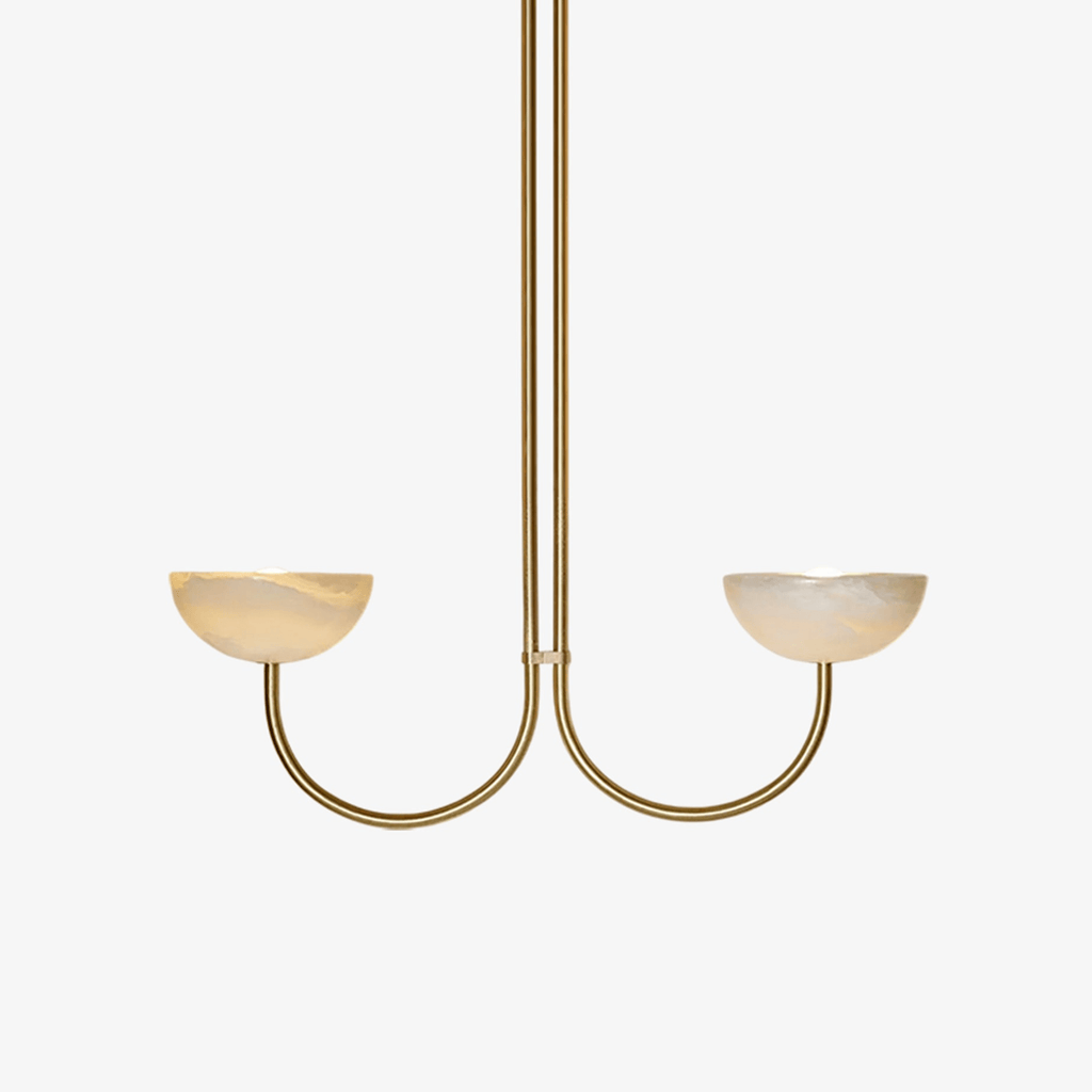 Lunaris Modern Minimalist Alabaster Pendant Lamp