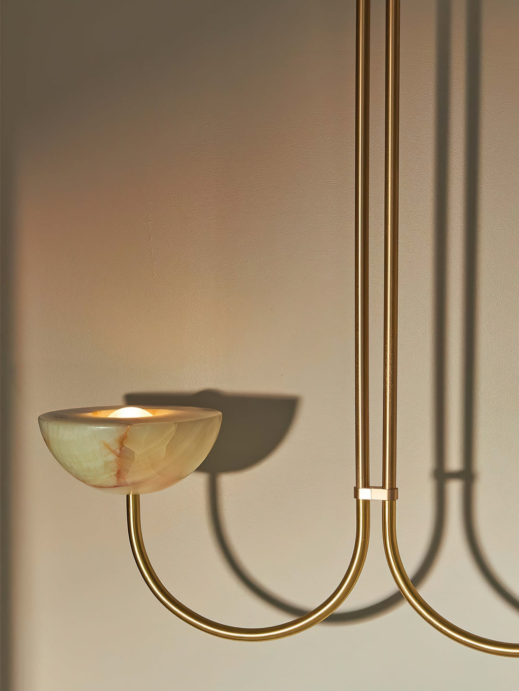 Lunaris Modern Minimalist Alabaster Pendant Lamp