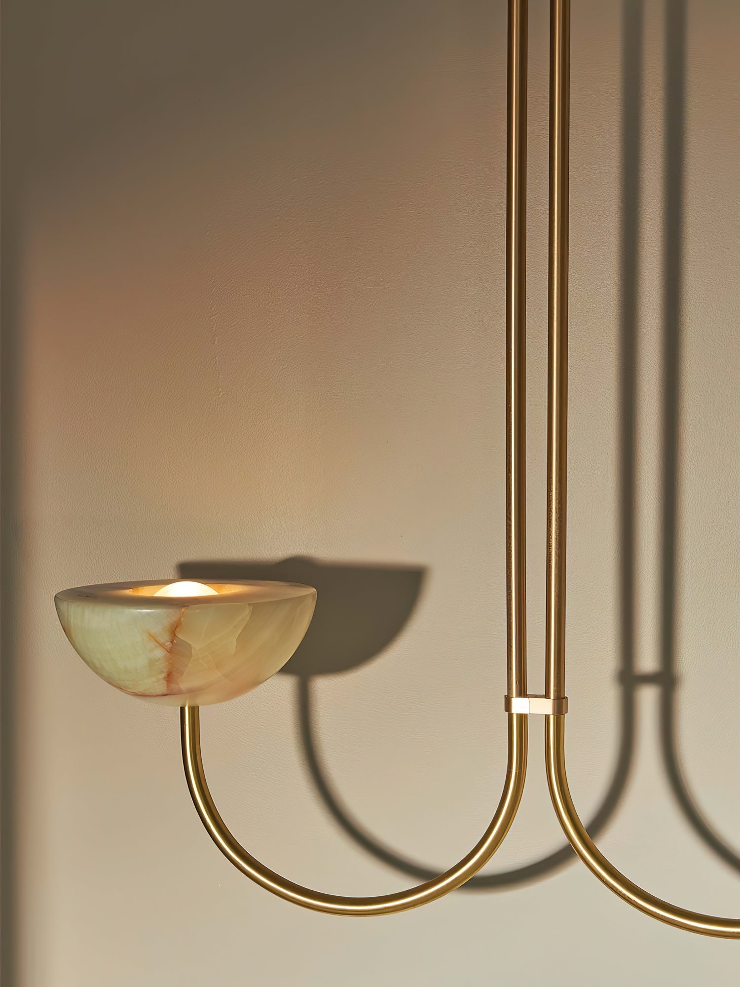 Lunaris Modern Minimalist Alabaster Pendant Lamp