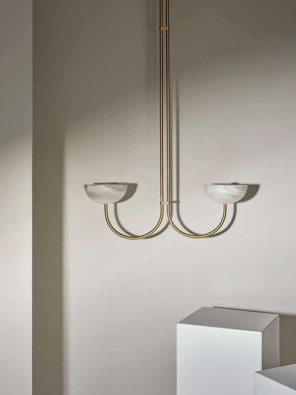Lunaris Modern Minimalist Alabaster Pendant Lamp
