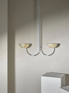 Lunaris Modern Minimalist Alabaster Pendant Lamp