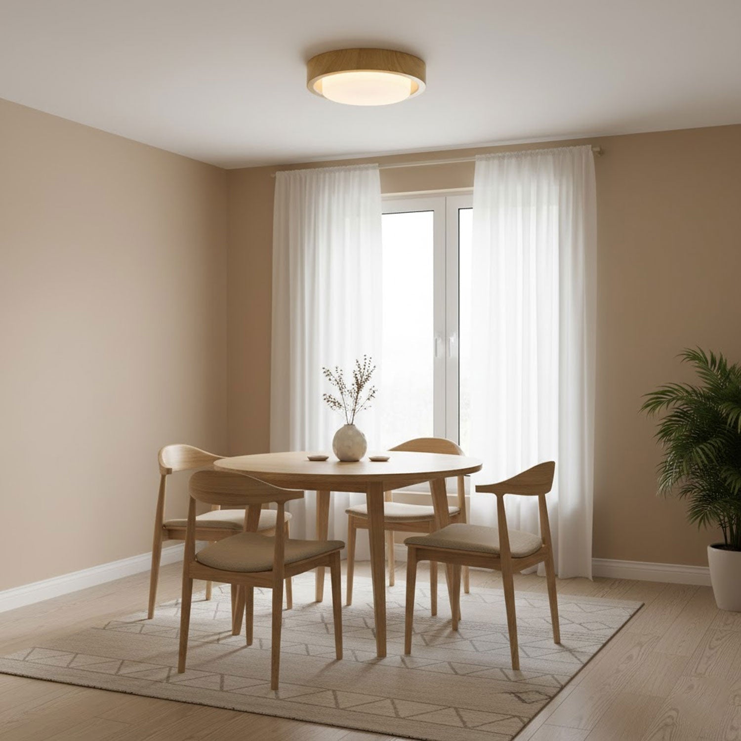 Lunor Modern Acrylic Ceiling Light