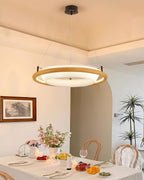 Breno Chandelier Wood Ring Minimalist