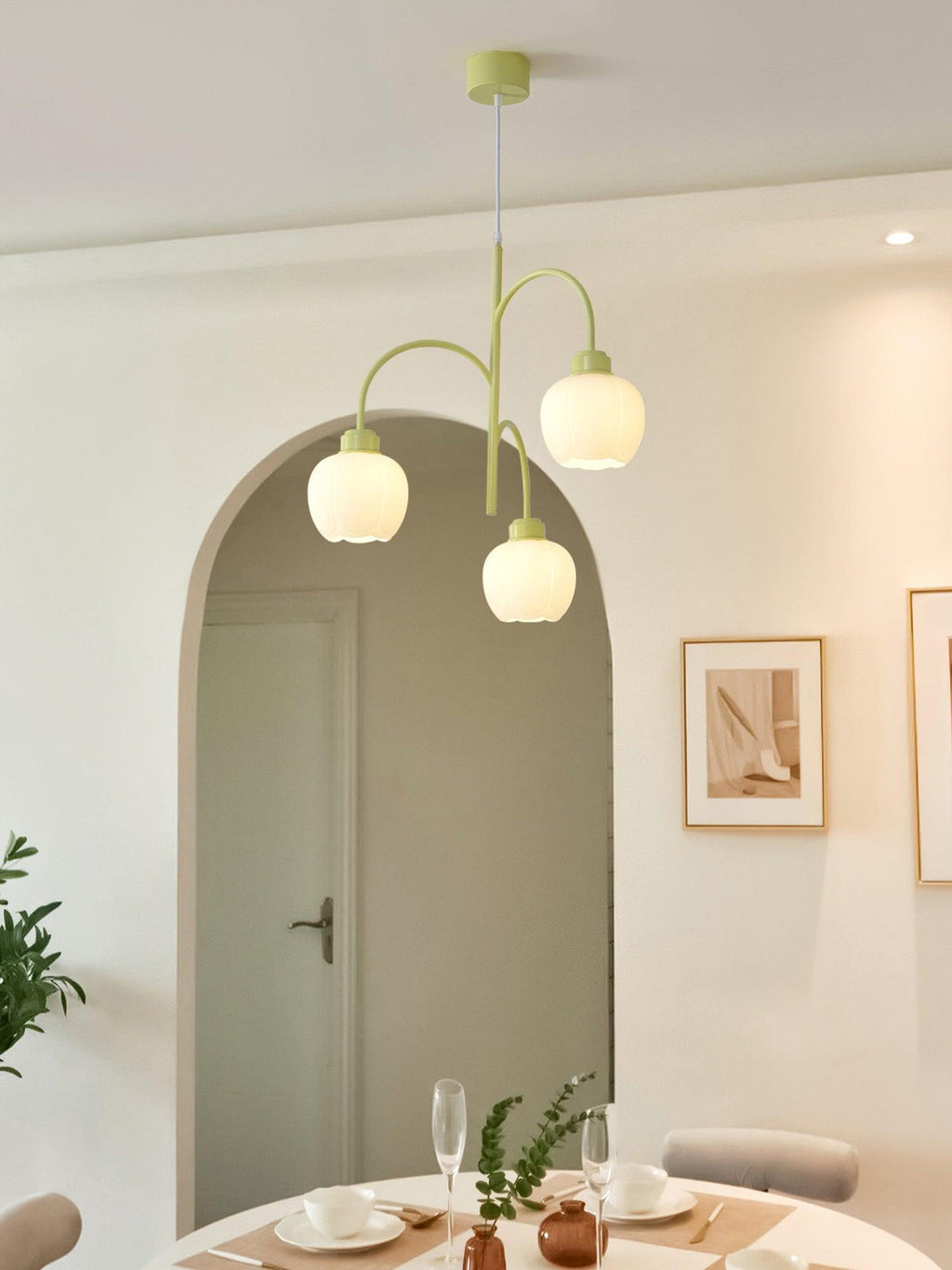 Aurora Chandelier Flower Petal Modern