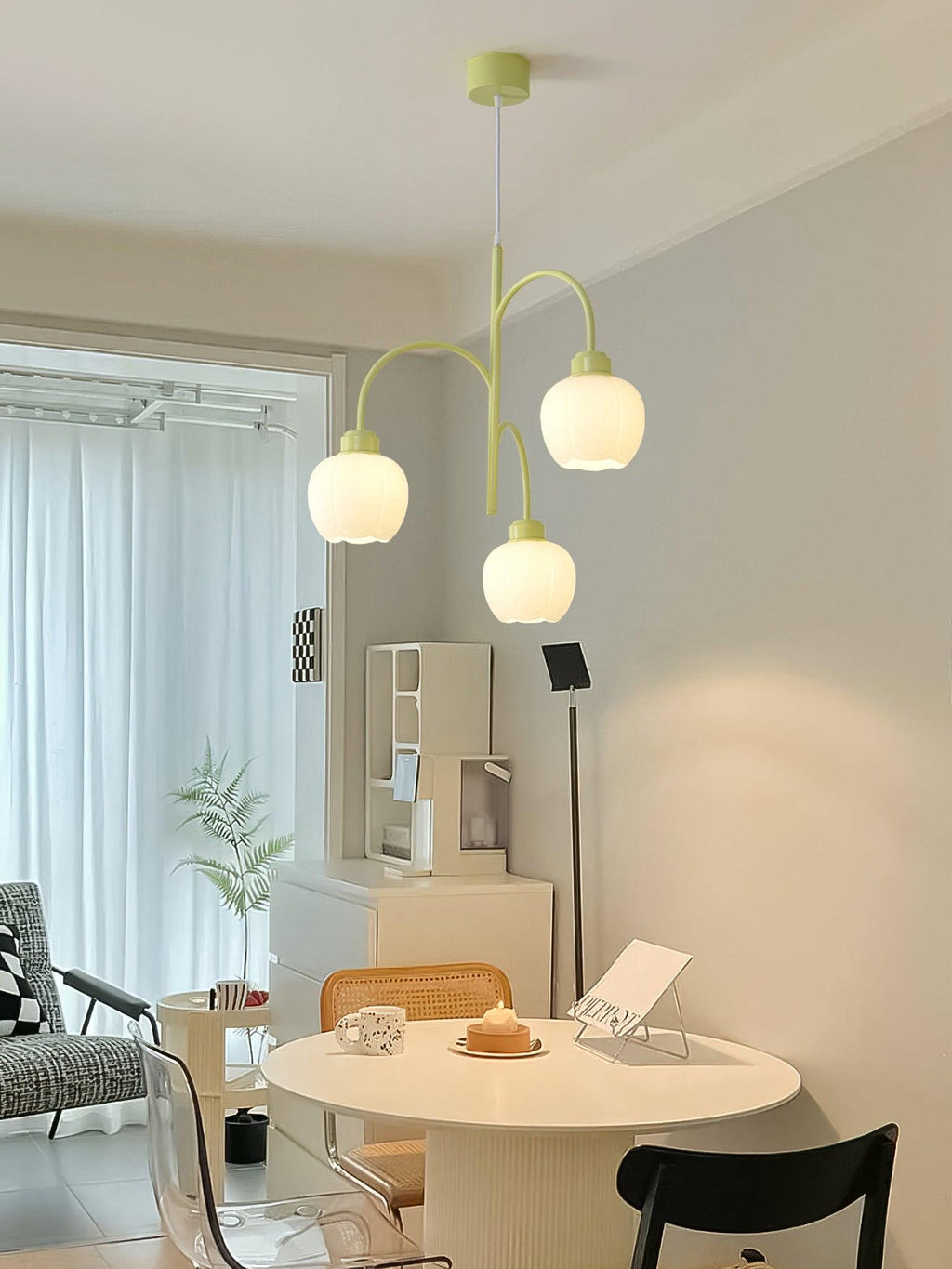 Aurora Chandelier Flower Petal Modern