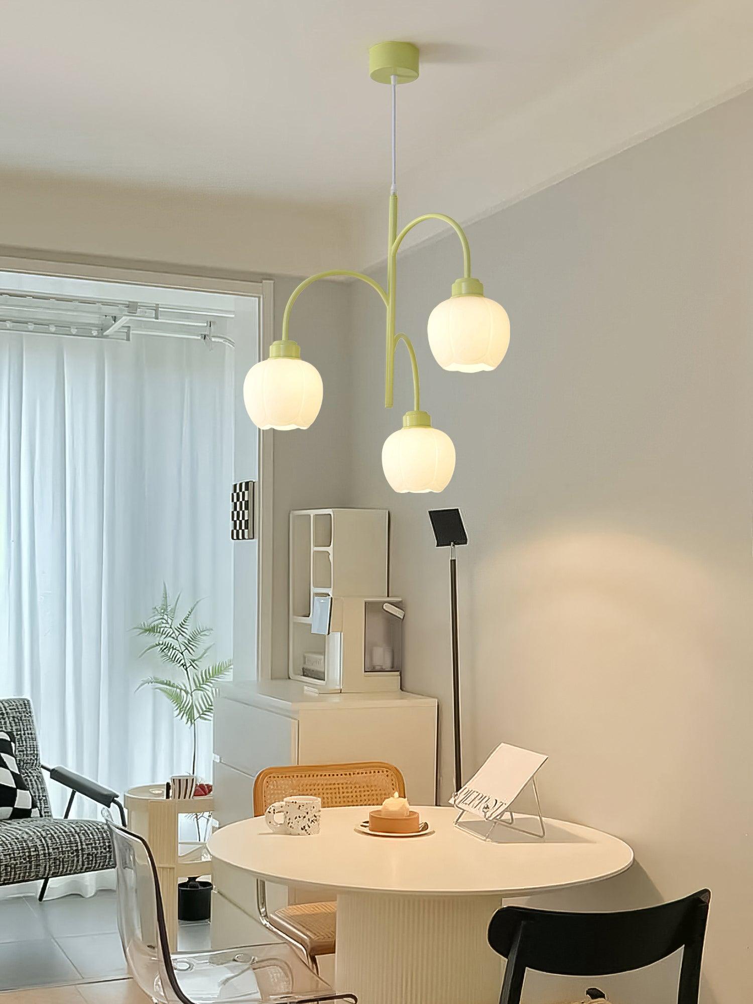 Aurora Chandelier Flower Petal Modern