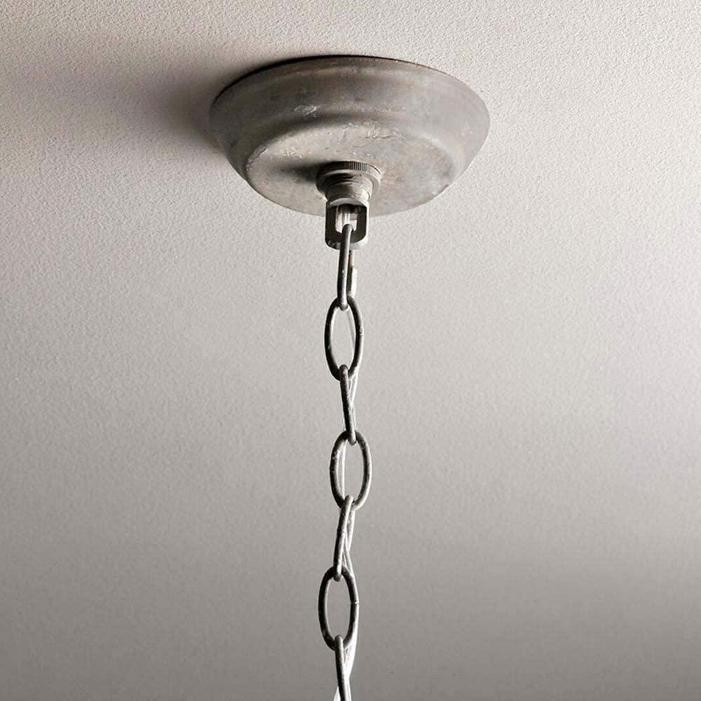 Lustra Chandelier Retro Cage Grey Candle