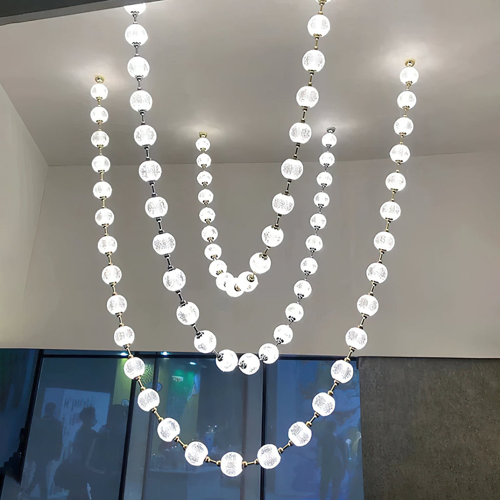 Strand Contemporary Acrylic Chandelier