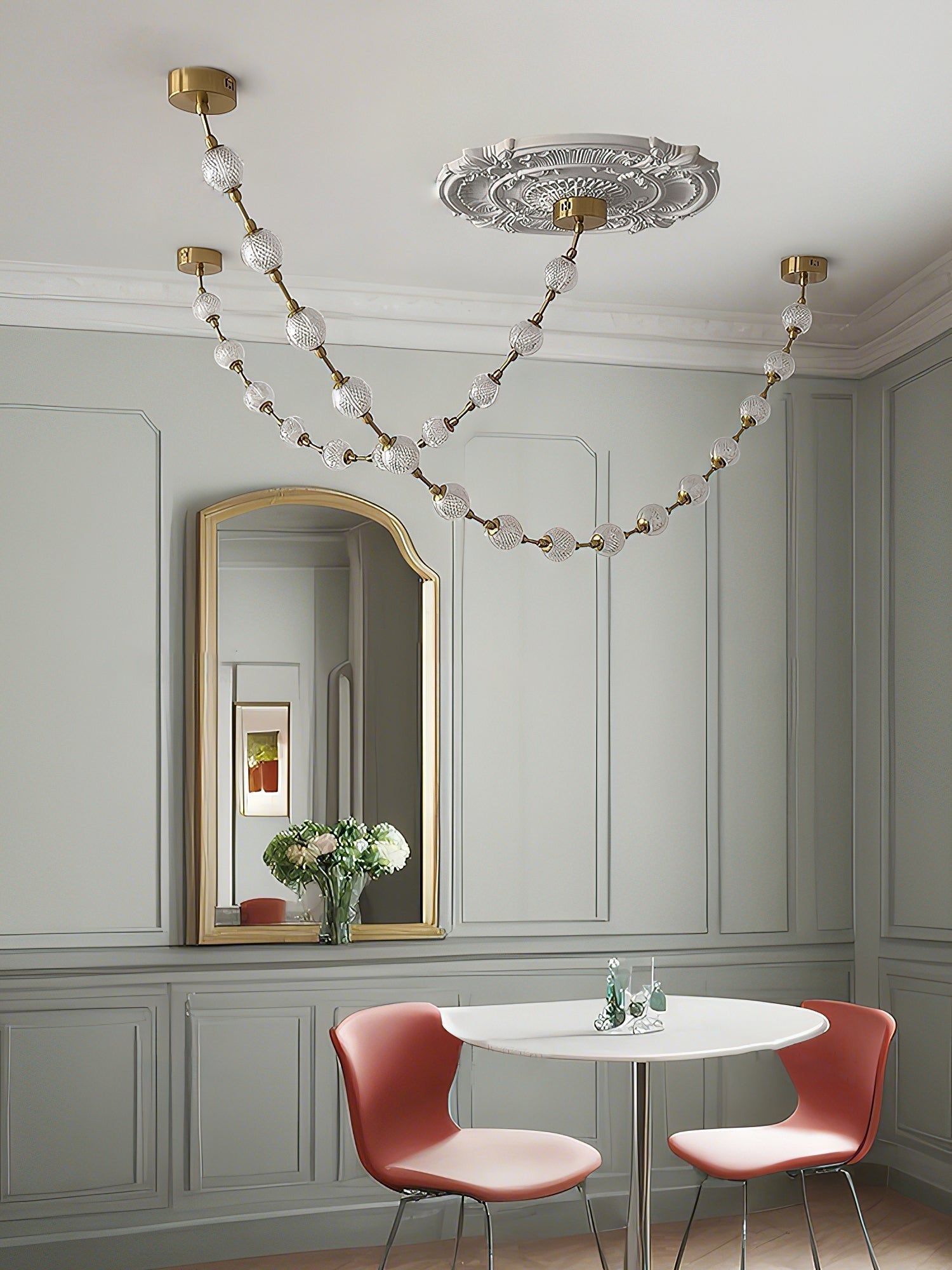 Strand Contemporary Acrylic Chandelier