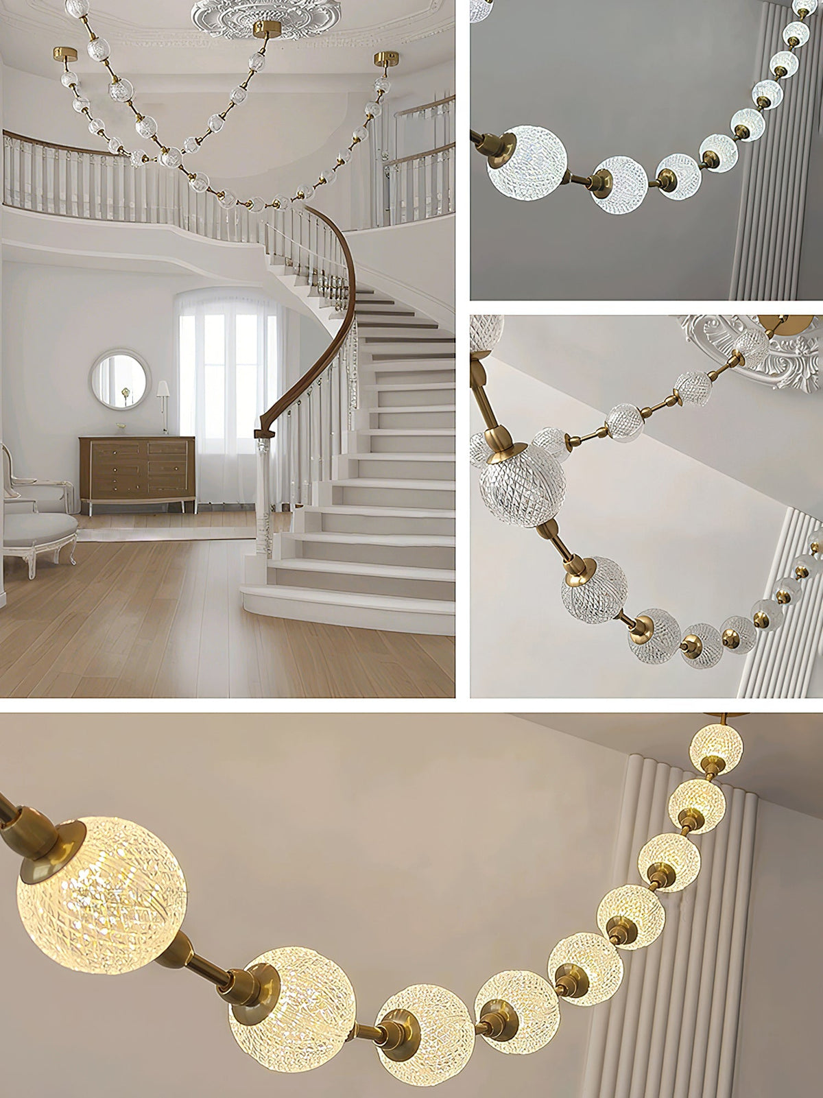 Strand Contemporary Acrylic Chandelier