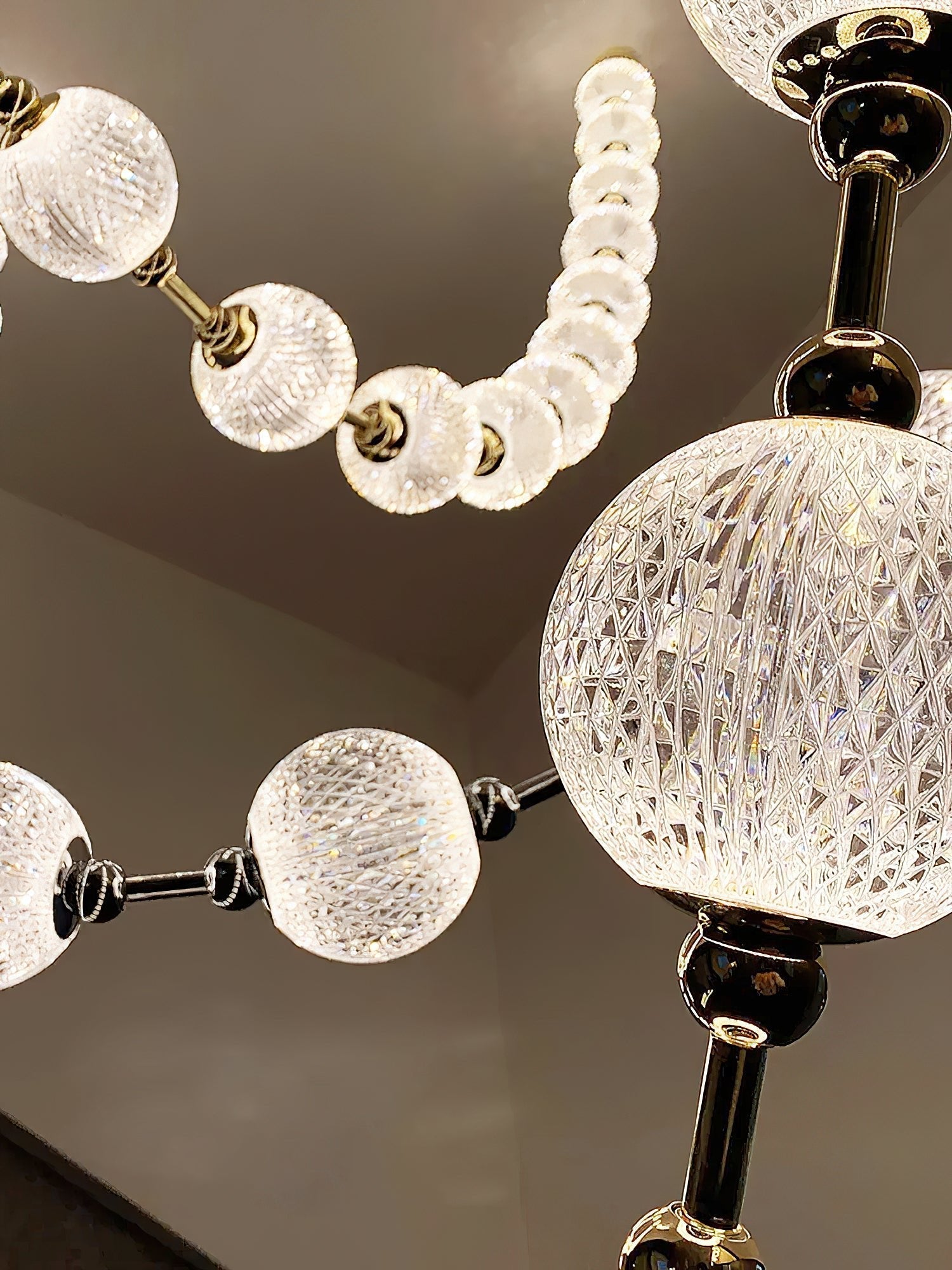 Strand Contemporary Acrylic Chandelier