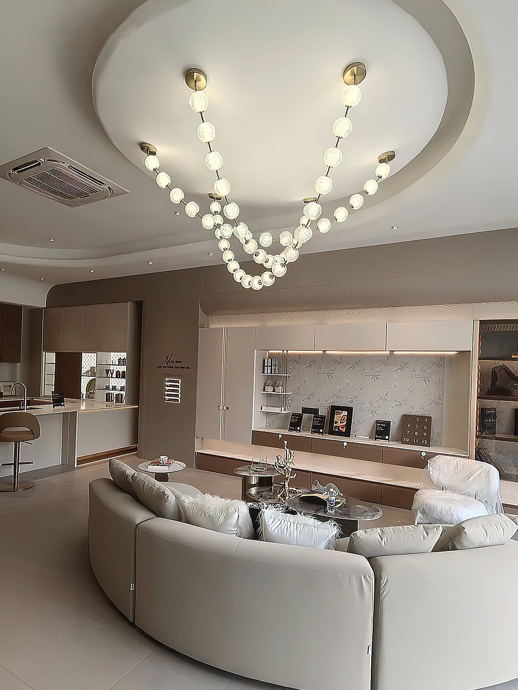 Strand Contemporary Acrylic Chandelier