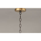 Ceshaora Vintage Industrial Brass Chandelier