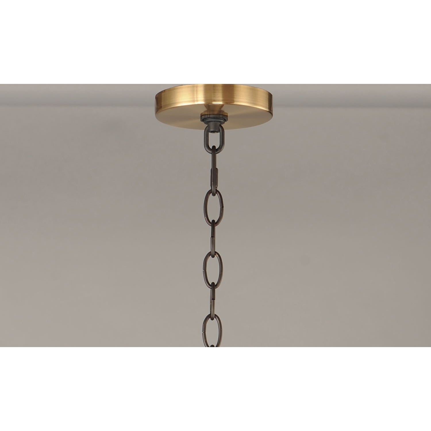 Ceshaora Vintage Industrial Brass Chandelier