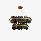 Kristy Industrial Chandelier Cylindrical Living Room