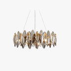 Kristy Crystal Chandelier LED Elliptical Glass Living Room