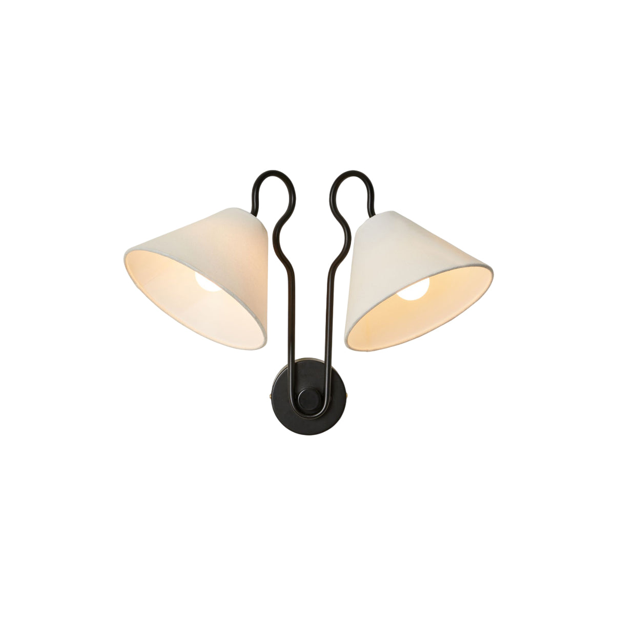 Elthayra Vintage Industrial Fabric Wall Lamp