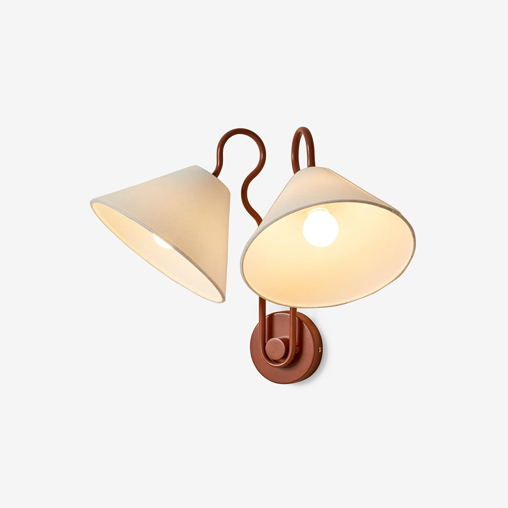 Elthayra Vintage Industrial Fabric Wall Lamp