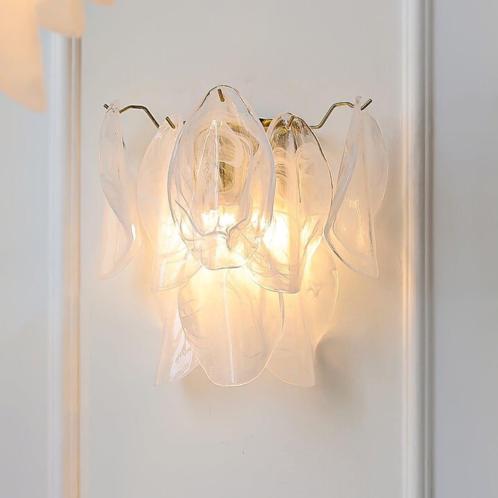 Evelo Petal Glass Wall Lamp