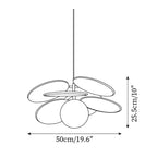 Florin Wooden Petal Pendant Light
