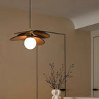 Florin Wooden Petal Pendant Light
