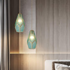 Lione Pink Stained Glass Pendant Light